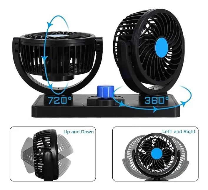 Ventilador Para Auto Doble