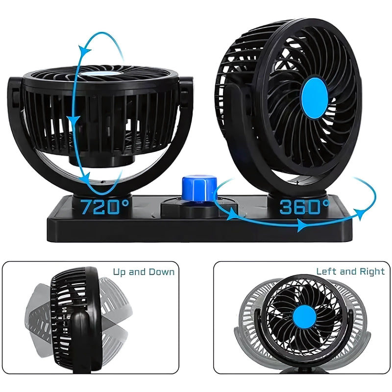 Ventilador Para Auto Doble - Varietas Chile - Santiago