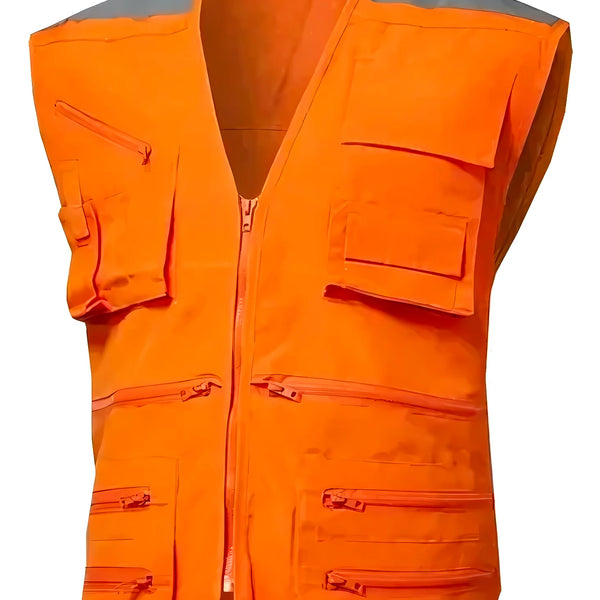 Chaleco Geologo Gabardina Naranja T M - Varietas Chile - Santiago