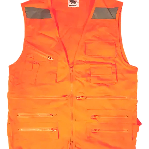 Chaleco Geólogo Poplin Naranjo Talla Xxl - Varietas Chile - Santiago