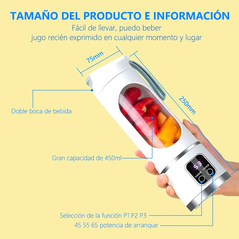 Licuadora Procesadora Portatil Usb Jugos - Varietas Chile - Santiago