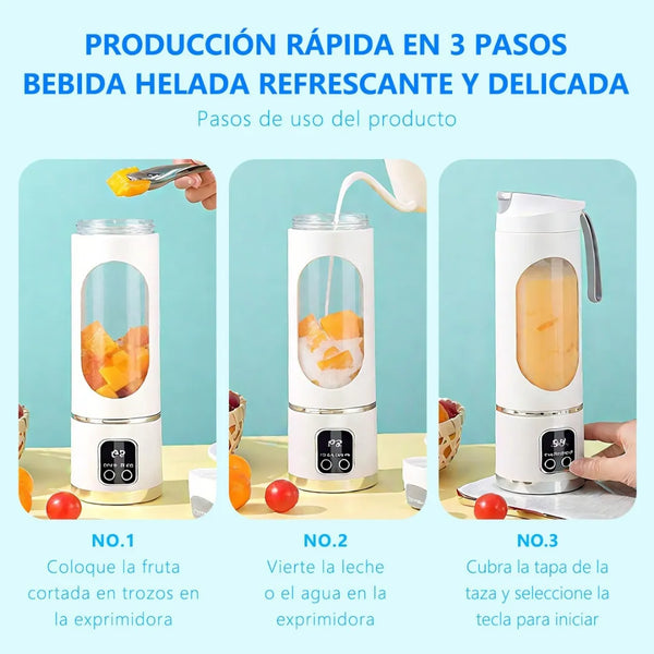 Licuadora Procesadora Portatil Usb Jugos