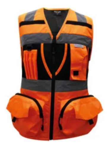 Chaleco Geólogo Geoplus Naranja Talla S