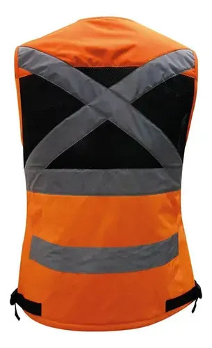 Chaleco Geólogo Geoplus Naranja Talla M