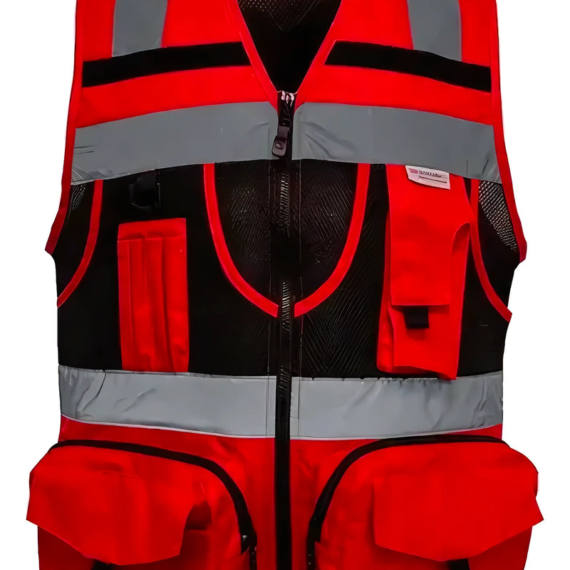 Chaleco Geólogo Geoplus Rojo Talla M - Varietas Chile - Santiago