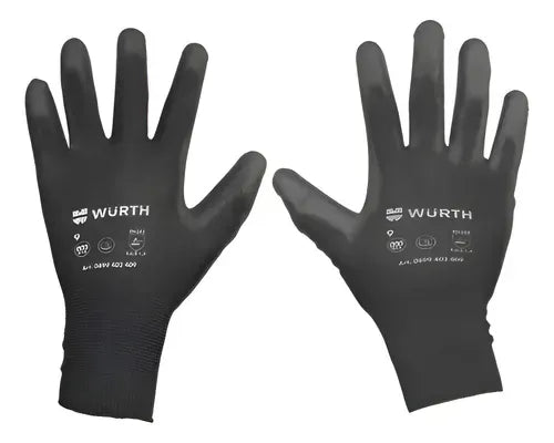 Guante Pu Negro Ecoline T10 Pack 12Prs