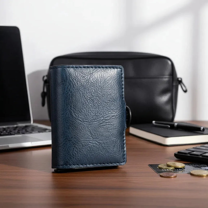 Billetera Doble Ranuras Porta Tarjetas