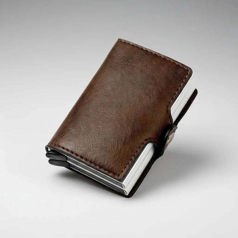 Billetera Doble Ranuras Porta Tarjetas