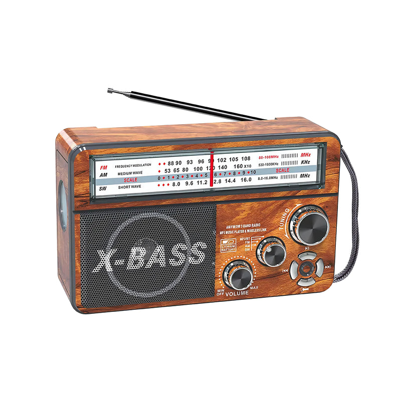 Radio X Bass Carga Solar Usb Y Pilas - Varietas Chile - Santiago
