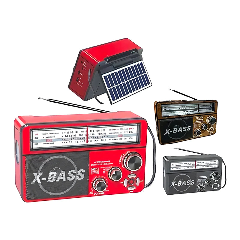 Radio X Bass Carga Solar Usb Y Pilas - Varietas Chile - Santiago