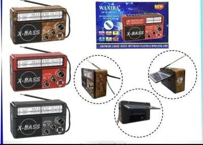 Radio X Bass Carga Solar Usb Y Pilas -en tu casa Chile - Santiago