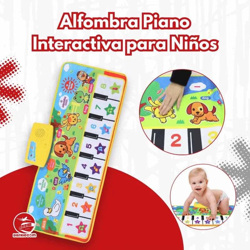 Alfombra Piano Interactiva Para Niños