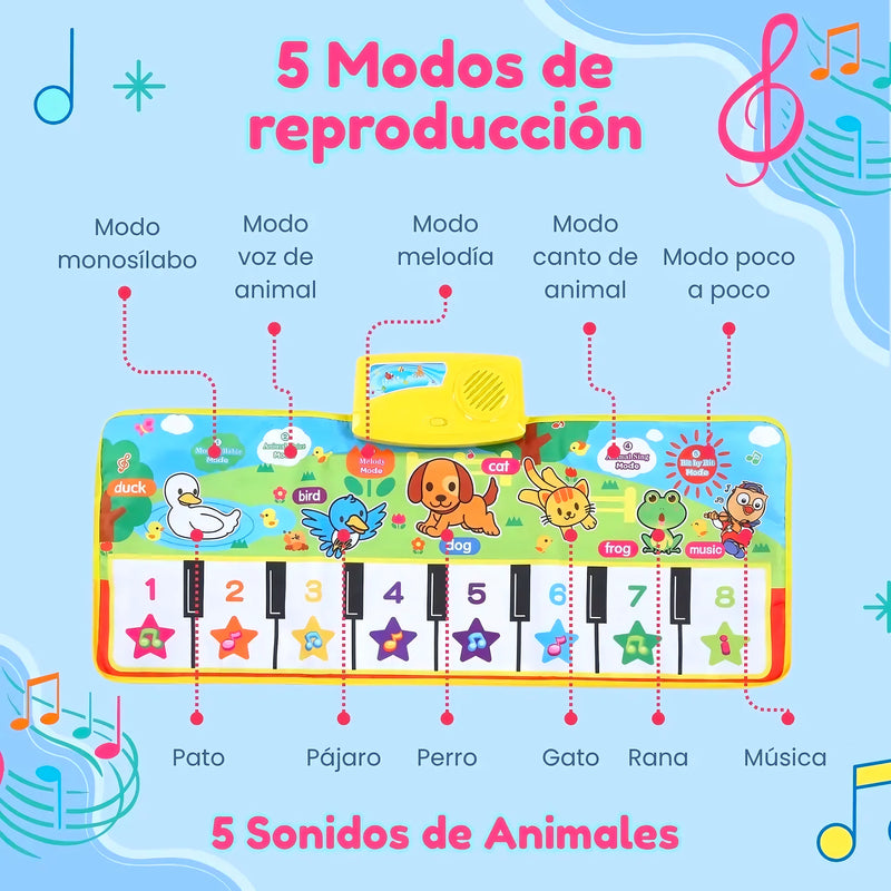 Alfombra Piano Interactiva Para Niños - Varietas Chile - Santiago