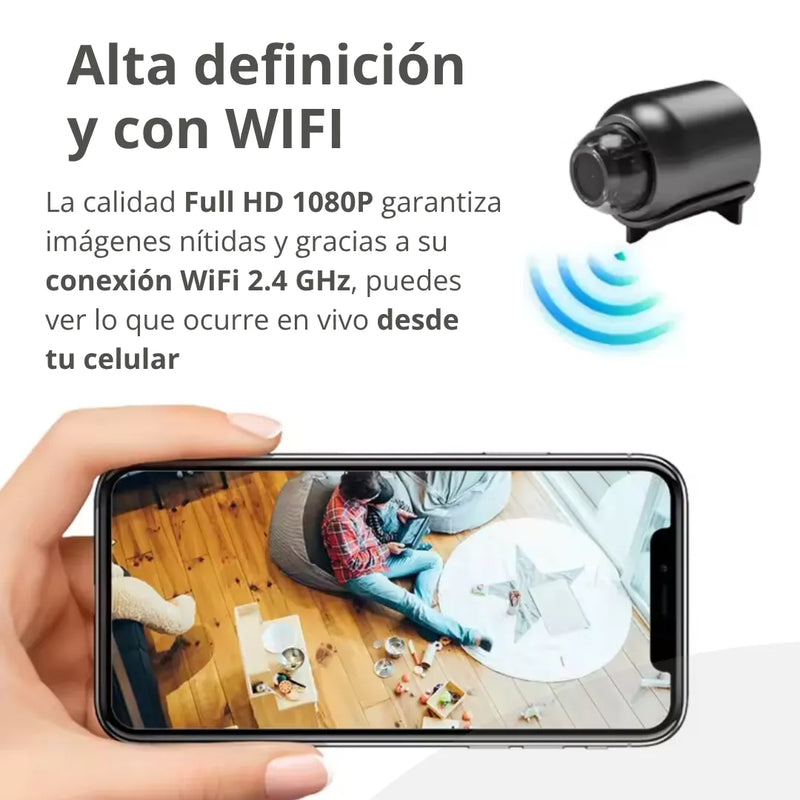 Mini Cámara Espia Wifi Full Hd 1080P -en tu casa Chile - Santiago