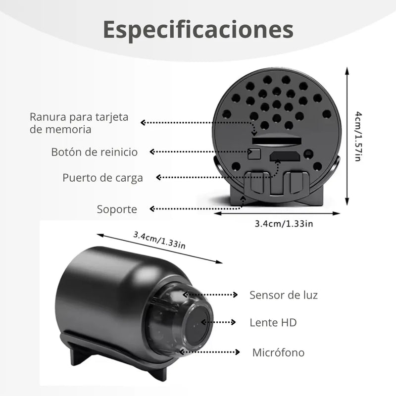 Mini Cámara Espia Wifi Full Hd 1080P -en tu casa Chile - Santiago