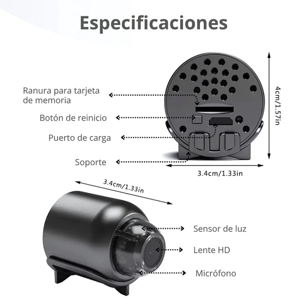 Mini Cámara Espia Wifi Full Hd 1080P - Varietas Chile - Santiago