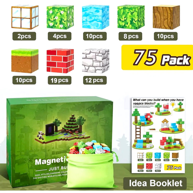 Bloques Armables Magneticos Minecraft 75 - Varietas Chile - Santiago