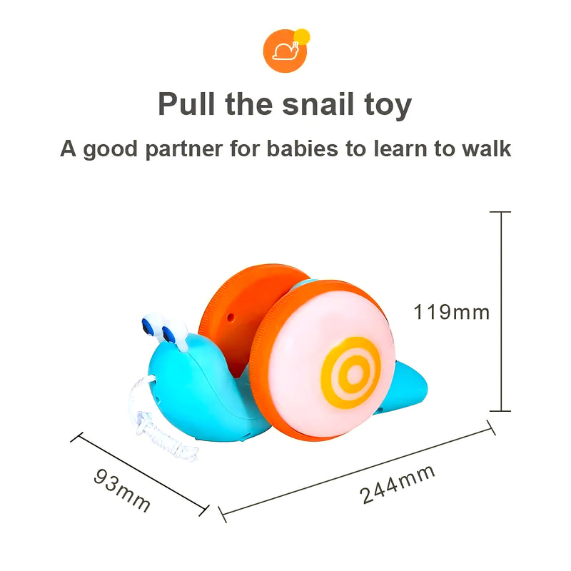 Juguete De Arrastre Niños Caracol Led - Varietas Chile - Santiago