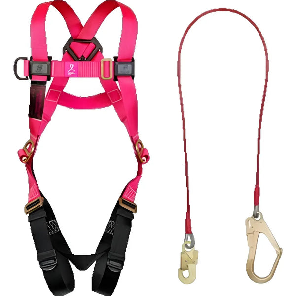 Arnés Completo Color Rosa Cabo De Vida