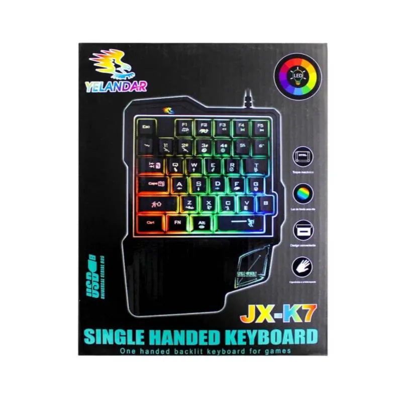 Teclado Gamer Una Mano Jx K7