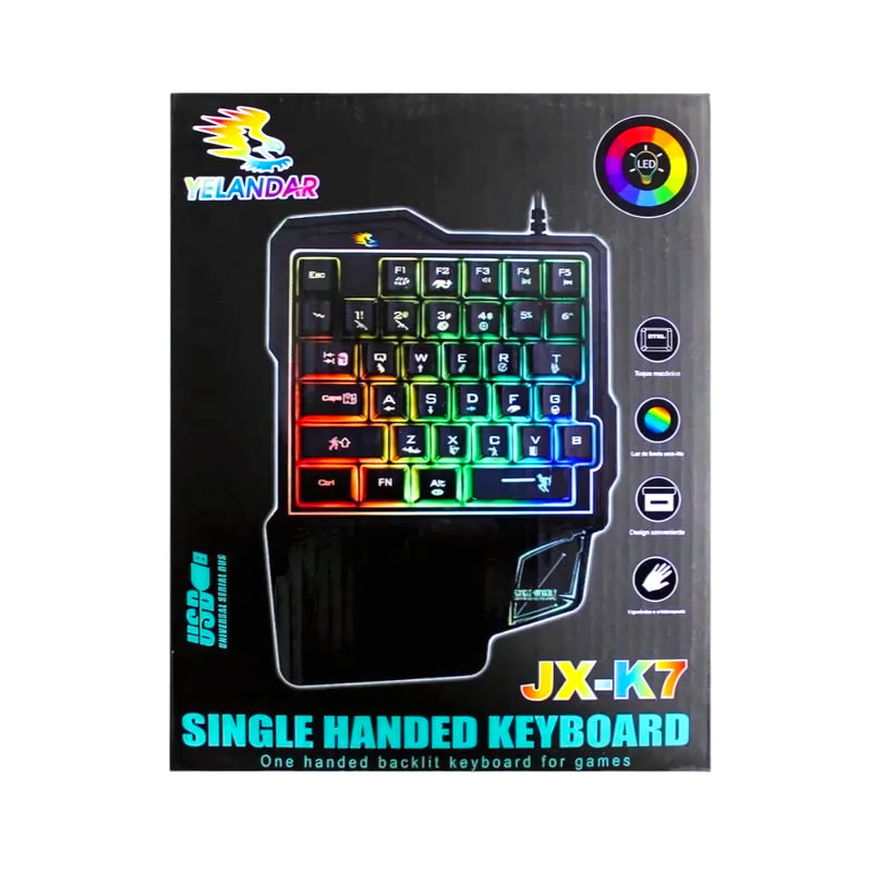 Teclado Gamer Una Mano Jx K7 - Varietas Chile - Santiago