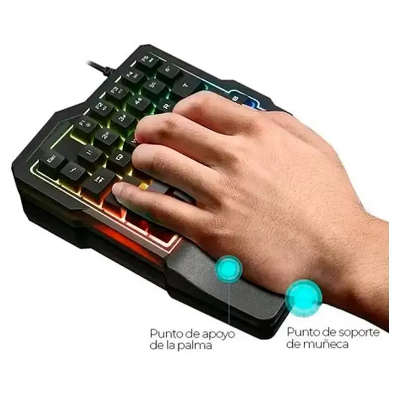 Teclado Gamer Una Mano Jx K7
