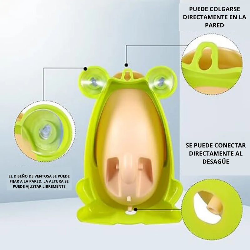 Urinario Infantil Para Muro Rana