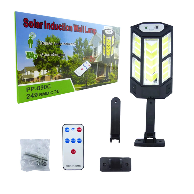 Foco Solar Brazo Pared Aplique Cob - Varietas Chile - Santiago