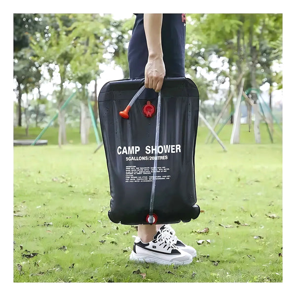 Bolsa Ducha Solar Portátil Camping 20L - Varietas Chile - Santiago