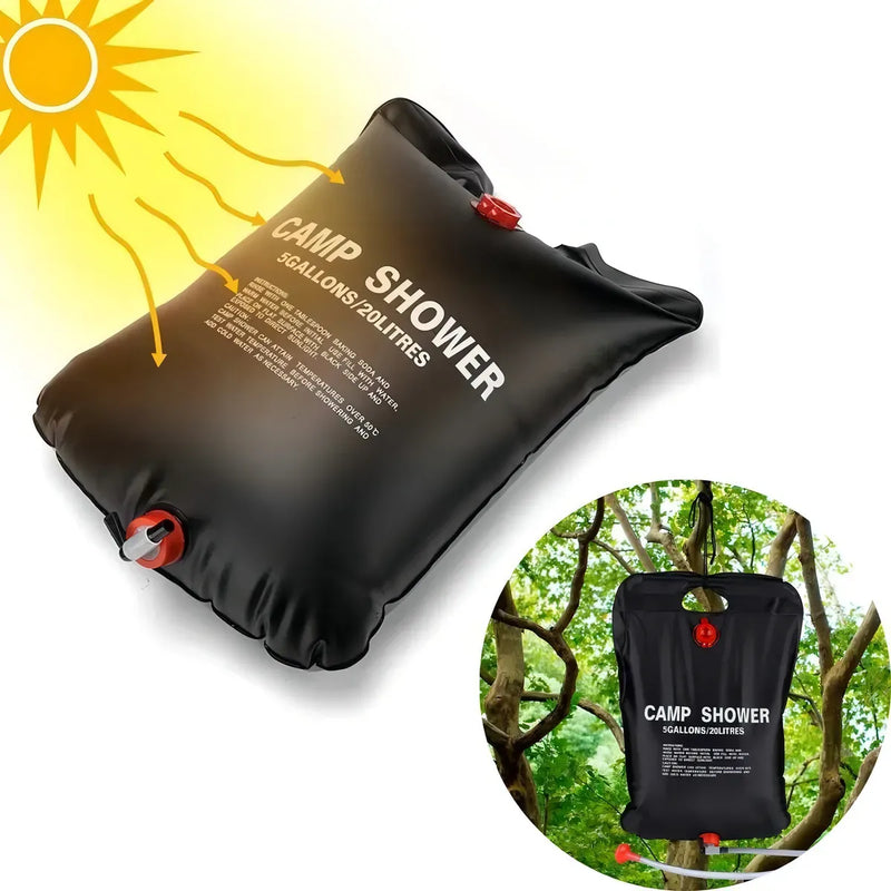 Bolsa Ducha Solar Portátil Camping 20L
