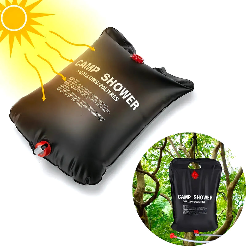 Bolsa Ducha Solar Portátil Camping 20L - Varietas Chile - Santiago