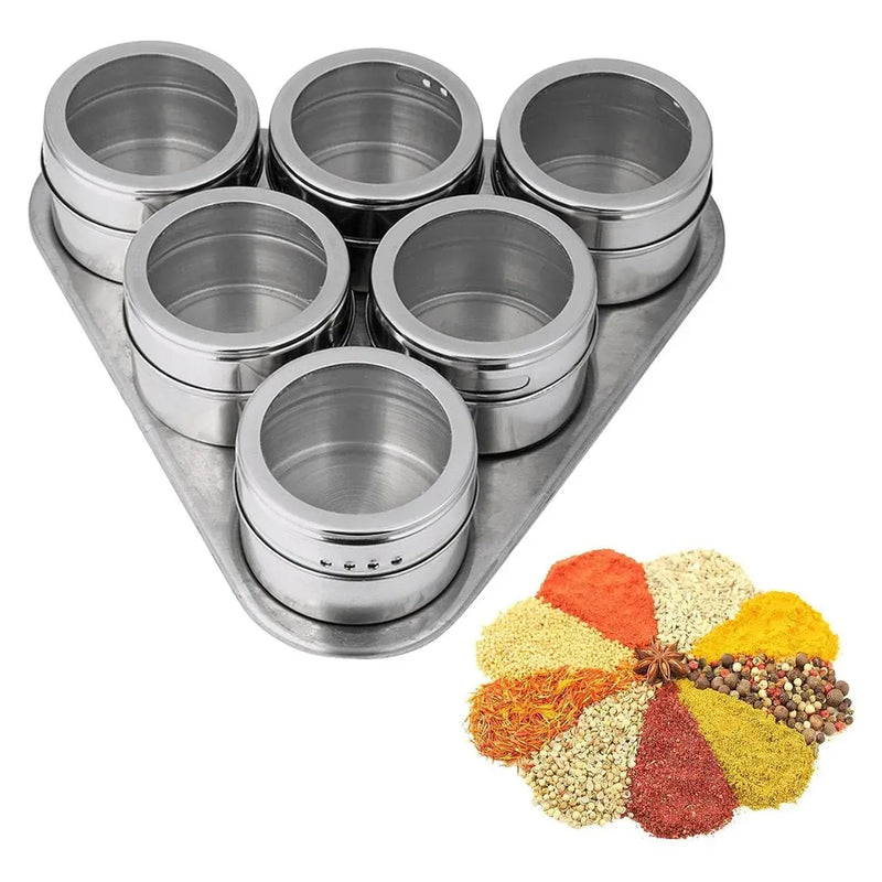 Especiero Magnetico Pimientero 6 Frascos