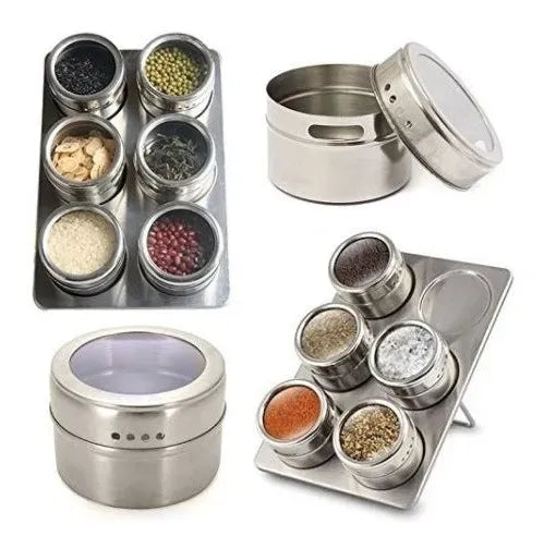 Especiero Magnetico Cuadrado 6 Unidades