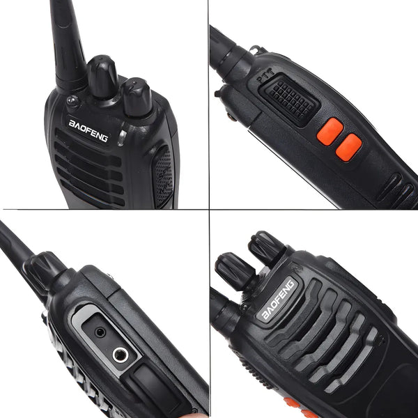 Pack 2 Radio Baofeng Walkie Talkie
