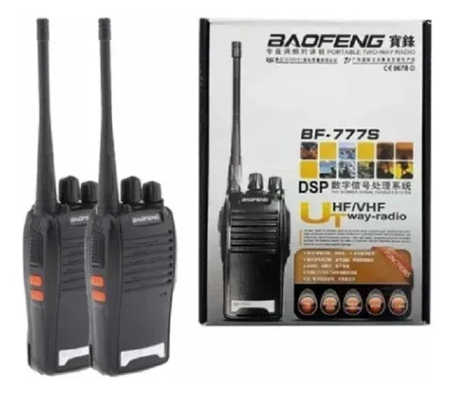 Pack 2 Radio Baofeng Walkie Talkie