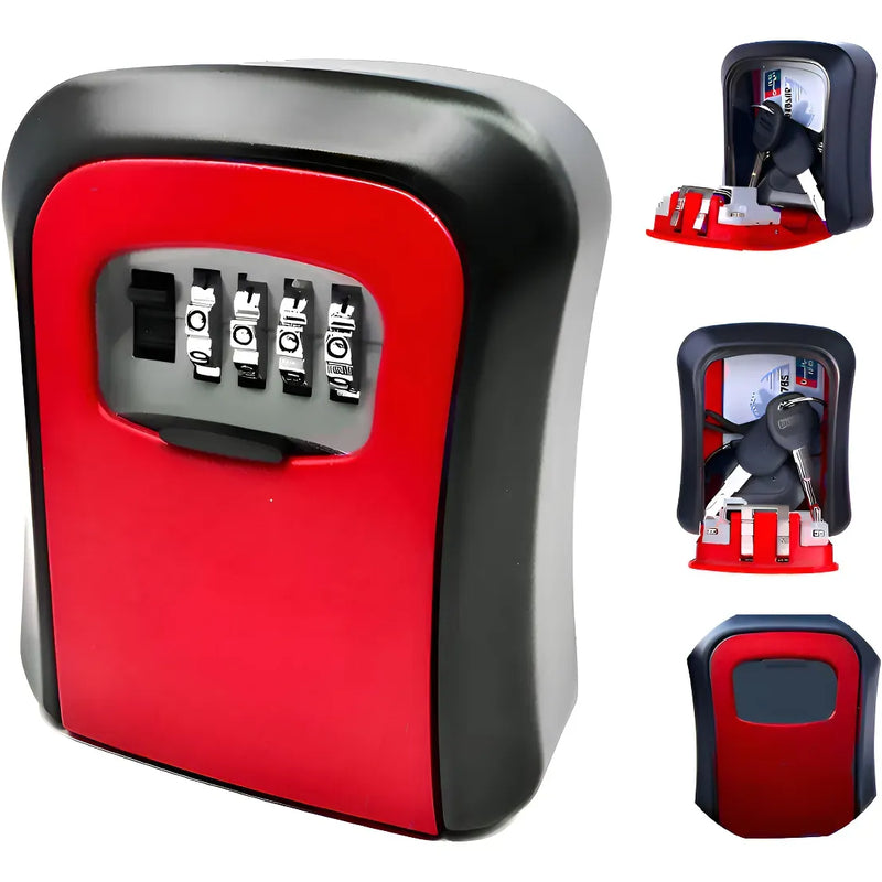 Caja Fuerte Metálica Para Puertas Llaves