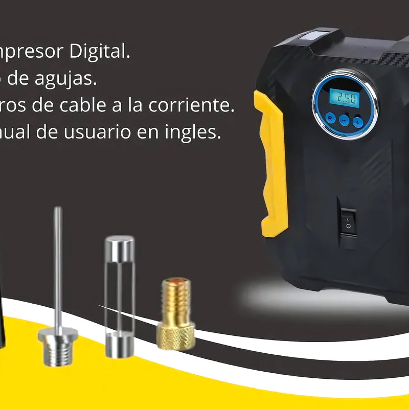 Compresor De Aire Portátil Digital - Varietas Chile - Santiago