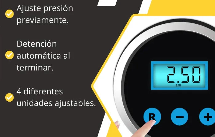 Compresor De Aire Portátil Digital