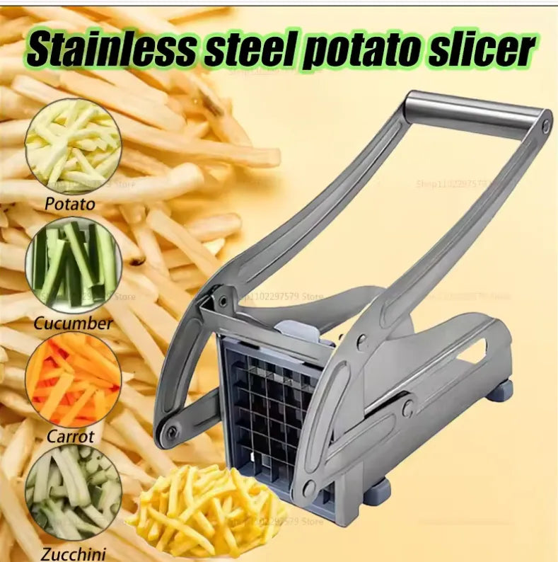 Cortador Papas Fritas Acero Inoxidable