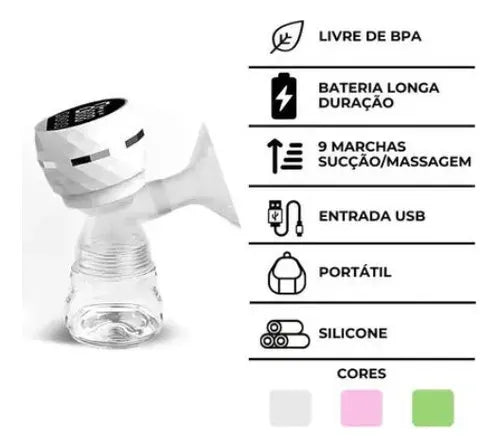 Extractor De Leche Eléctrico Inalámbrico