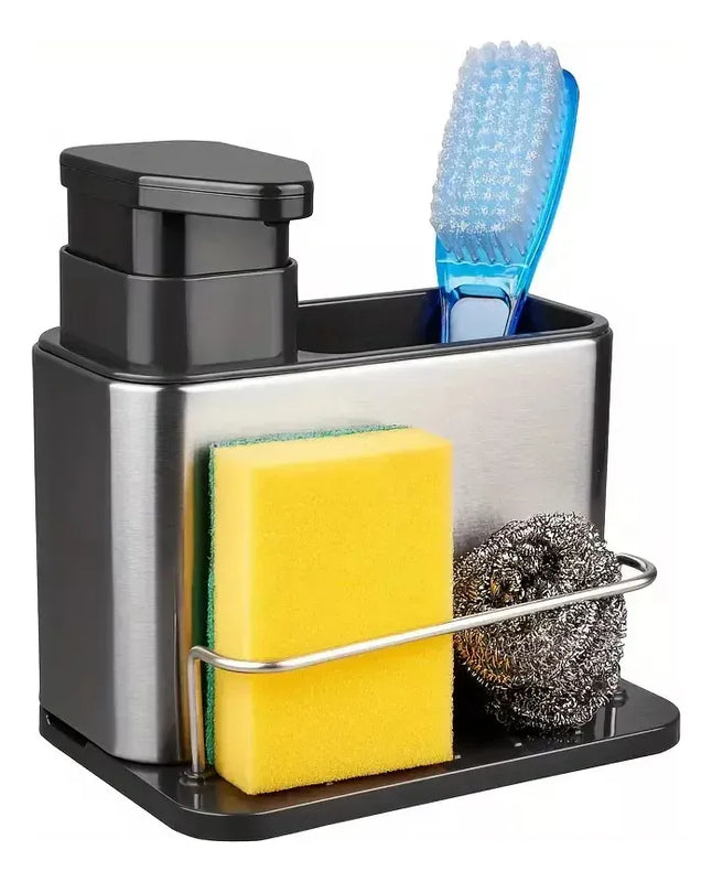 Dispensador Jabón Porta Esponja