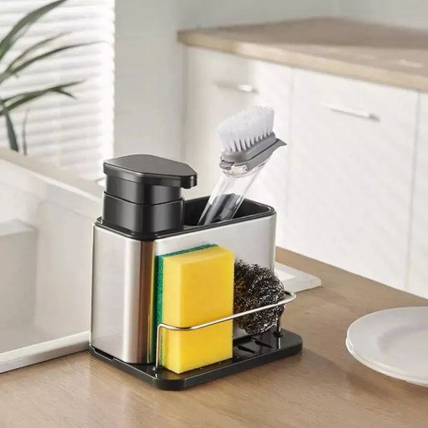 Dispensador Jabón Porta Esponja