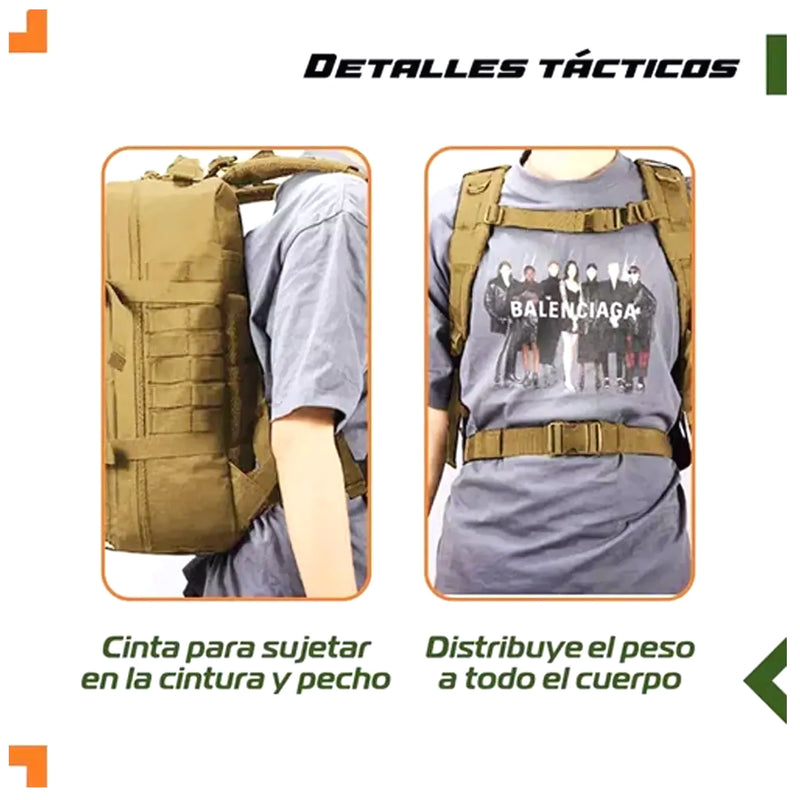 Mochila Táctica De 50 Litros Pentagon - Varietas Chile - Santiago