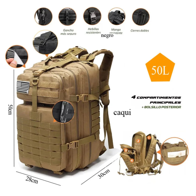Mochila Táctica De 50 Litros Pentagon