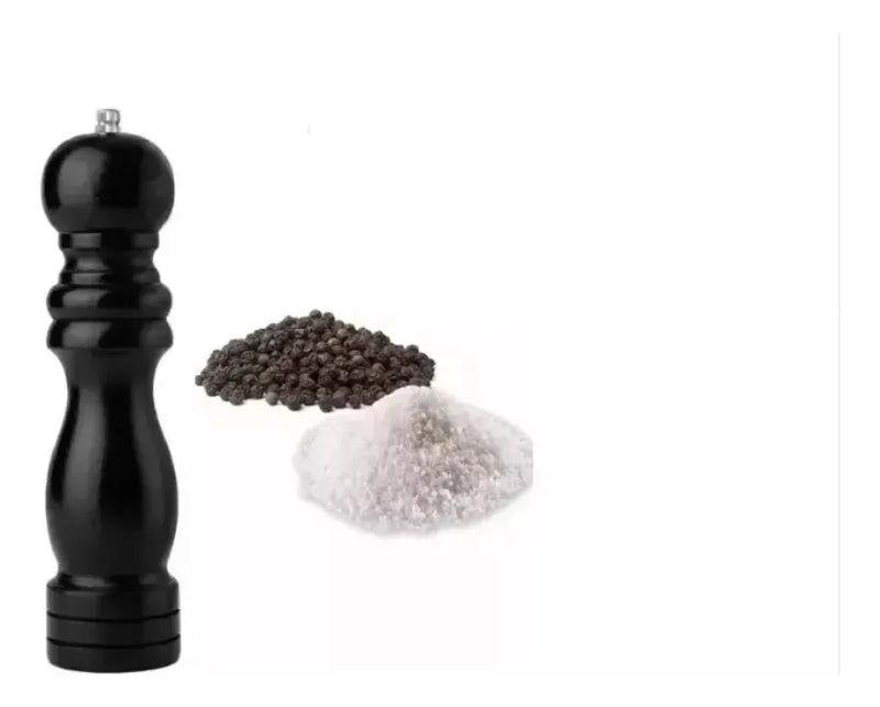 Molino Moledor Sal Pimienta Madera Gourm