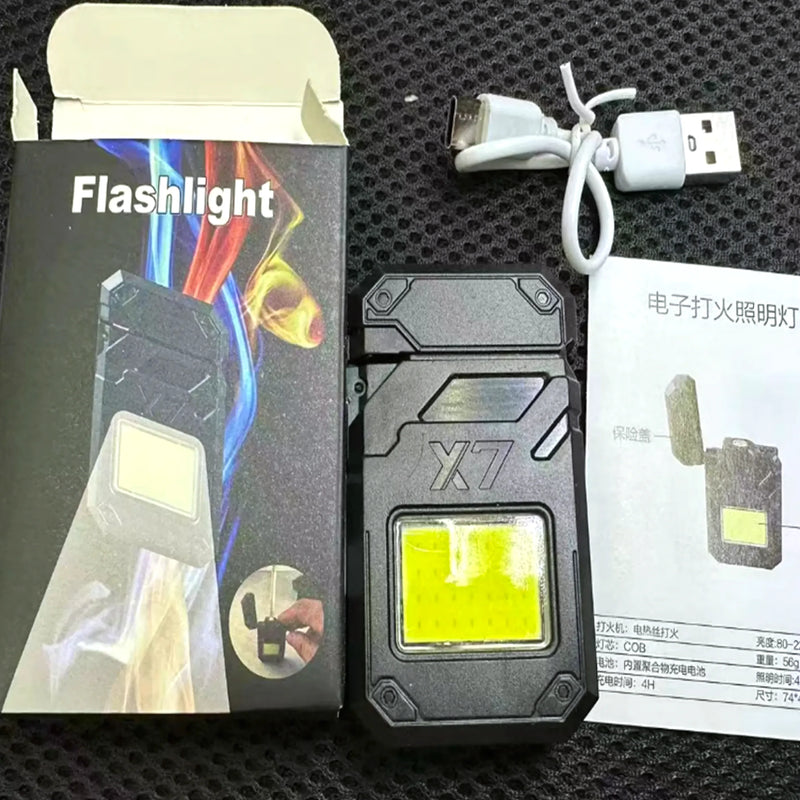 Linterna Y Encendedor Llavero X7 Usb - Varietas Chile - Santiago