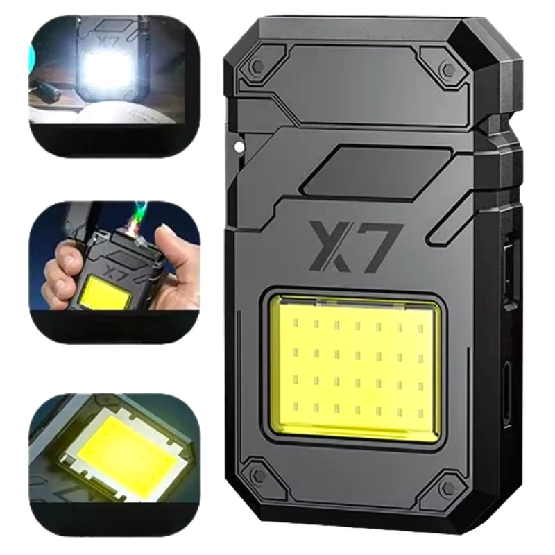 Linterna Y Encendedor Llavero X7 Usb - Varietas Chile - Santiago
