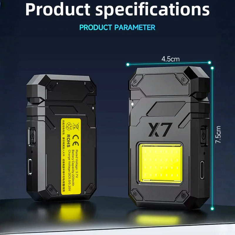 Linterna Y Encendedor Llavero X7 Usb - Varietas Chile - Santiago