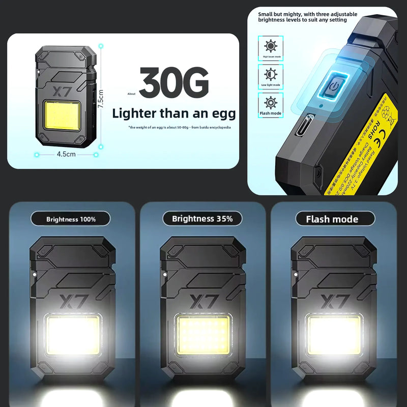 Linterna Y Encendedor Llavero X7 Usb - Varietas Chile - Santiago