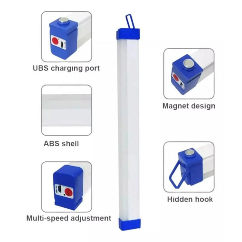 Tubo Led 52 Cm Recargable Usb